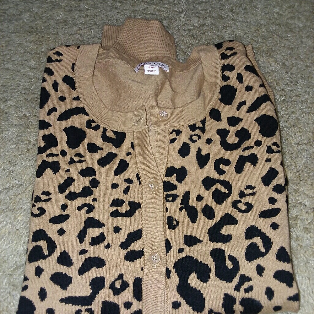 Button down sweater